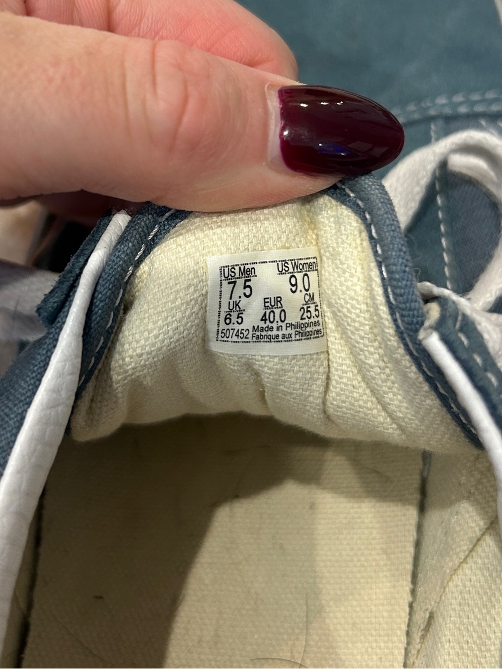 Blue Vans - Picture 3 of 3
